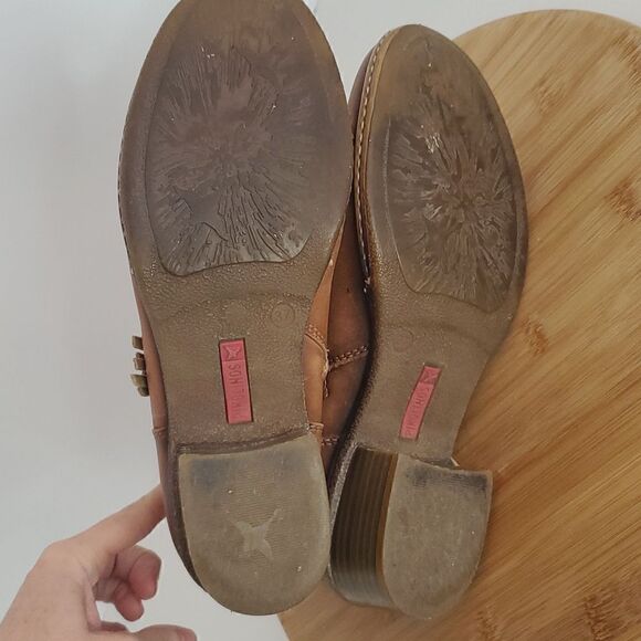 Pikolinos Zaragoza Women's Leather Ankle Booties Tassels Size 37 - Picture 11 of 16